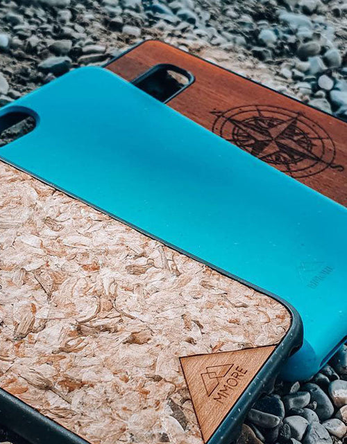 Load image into Gallery viewer, Biodegradable phone case - Ocean Blue
