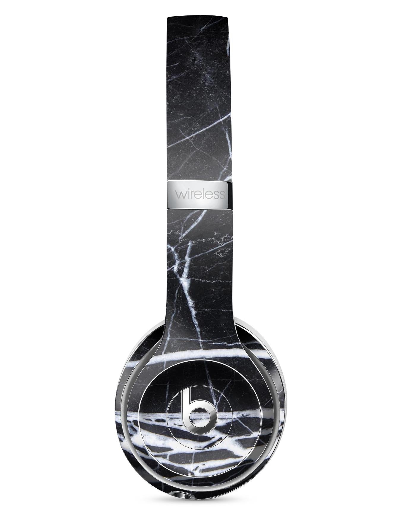 Natural Black & White Marble Stone - Full Body Skin Decal Wrap Kit for